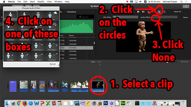 add audio effect